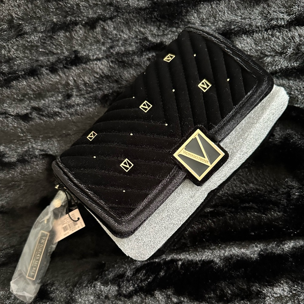 Victoria secret velvet crossbody purse
